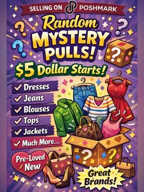 Live Show Random Mystery Pulls $5 Dollar Starts! Woman Clothing & Accessories